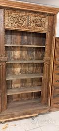 libreria antica stile indiano 