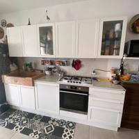 cucina scavolini bianca senza elettrodomestici 