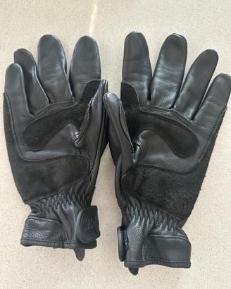 Guanti moto Biltwell in pelle nera - Taglia M