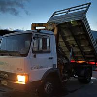 Camion Iveco 79/14 gru e ribaltabile
