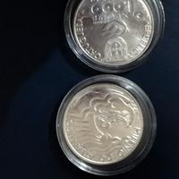 Coppia di monete da 1000 escudos portoghese argent