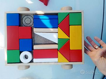 Set giochi in legno Ikea carrello rotaie treno Tutto per i bambini In vendita a Milano