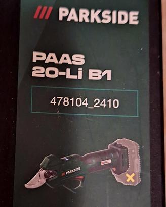 Parkside Valigetta vuota Tagliarami elettrica 