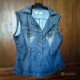 Gilet in jeans Fornarina