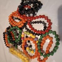20 braccialetti dadi porta fortuna
