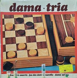 Gioco da tavolo Dama Tria