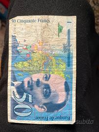 Banconota 50 franchi francesi anno 1994