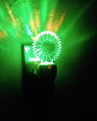 Luce lampadina a led notturna vari colori