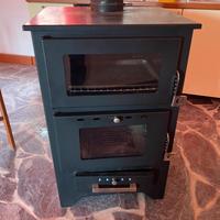 Stufa a legna con forno