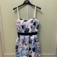 Vestito corto a fiori Rinascimento