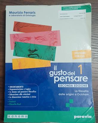 Il gusto del pensare. ISBN 978-8839567260