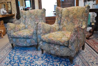 coppia poltrone antiche