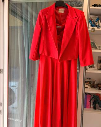 Abito da cerimonia completo di scarpe e borsetta