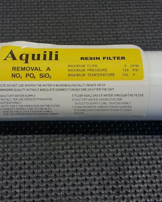 Aquili Filtro Osmosi Elimina NITRATI FOSFATI