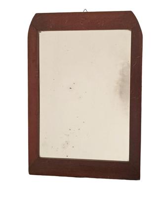Specchio vintage, vetro originale,cornice in legno