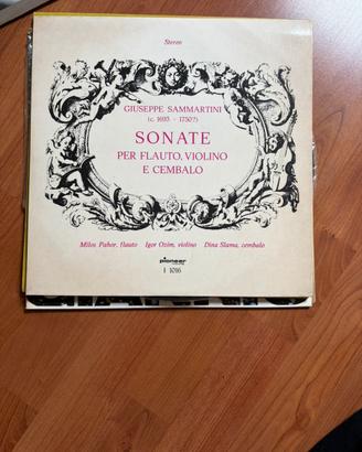Vinile Raro: Giuseppe Sammartini - Sonate