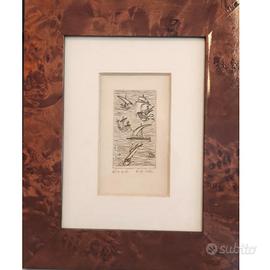 Ex Libris calcografico – firma F.R. Velli