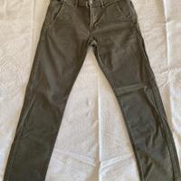 Pantaloni chino uomo Guess colore verde oliva tg30