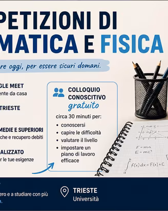 Ripetizioni: Matematica e Fisica