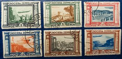 REGNO 1933 Crociera Italia dirigibile Graf Zeppeli