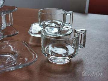 Set 4 tazzine caffè Joe Colombo anni 60