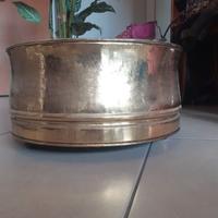 Porta vaso in ottone da interno