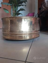 Porta vaso in ottone da interno