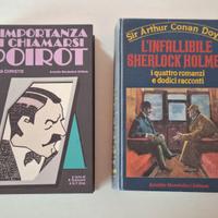 2 libri: di Agatha Christie e Arthur Conan Doyle