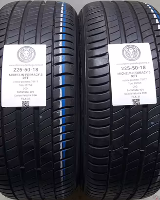 2 GOMME 225 50 18 MICHELIN A75117