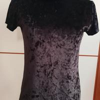 Maglia lupetto in velluto taglia M