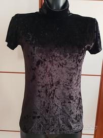 Maglia lupetto in velluto taglia M
