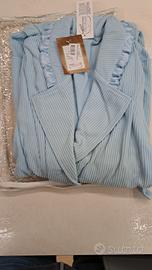 vestaglia da notte azzurra