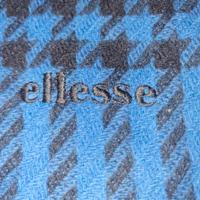 Sciarpa vintage Ellesse blu 100% lana Made in Ital