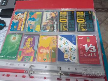 Schede telefoniche estere.