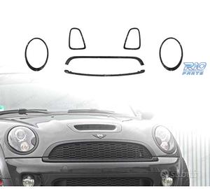 TELAI FARI GRIGLIA PER MINI R56 R57 R58 06-13 LOOK