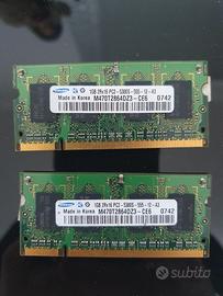 Memoria Ram 1gb Samsung Korea e 2gb Elpida