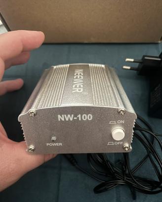 Alimentatore Phantom 48V Neewer NW-100 + Cavo XLR