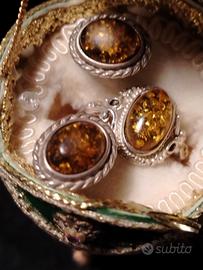 parure anello e orecchini vintage