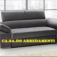Divano 3 posti con letto materasso H. 18 cm