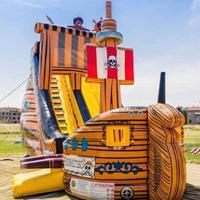 Galeone gonfiabile usato - gonfiabili scivolo usat