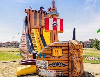 Galeone gonfiabile usato - gonfiabili scivolo usat