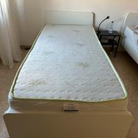 Letto singolo Ikea - rete a doghe Ikea e materasso