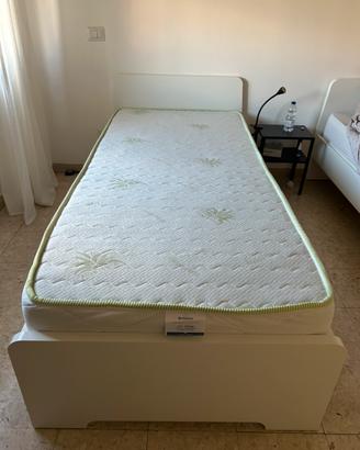 Letto singolo Ikea - rete a doghe Ikea e materasso