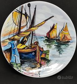 Piatto Ceramica Zanetti Vintage