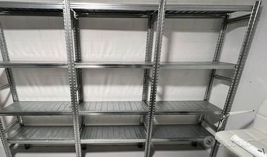 Scaffale metallico ad incastro - varie misure 