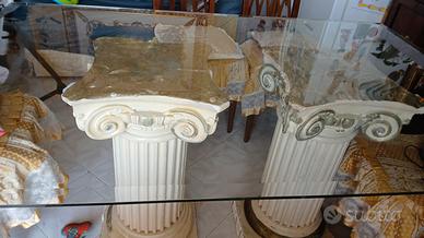 tavolo con colonne 