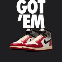 Jordan 1 Varsity Red and Shadow Grey