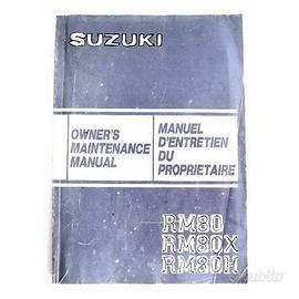 Manuale Suzuki RM 80 - RM 80X - RM 80H