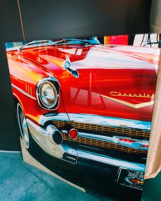 Quadro su Vetro Artistico - Chevrolet 1957