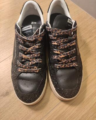 Scarpe Sneakers Crime London nere n. 40 usate 1 vo